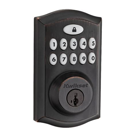  SmartKey Security™ re-key technology is compatible with Kwikset (KW1) keyway or (SC1) keyway options. Comes with 2 keys. Deadbolt Latch has 2 interchangeable faceplates - round corner and square corner. ANSI/BHMA grade 2 certified. Latch has adjustable backset 2-3/8" to 2-3/4" to fit all standard door preparations. 